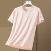 Camiseta de Manga Corta de Seda de Hielo para Hombre y Mujer Verano 2024 Ligera Holgada Deportiva Transpirable Secado Rápido Ropa Elástica Ropa de Bádminton
