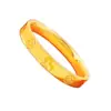 Anillo de Acero de Titanio para Mujer para Hacerse Rico Rápidamente, Chapado en Oro, Conserva el Color, Estilo Pareja, Joyería Versátil de Moda, Banda Lisa Accesorio para la Mano