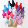 Comércio Exterior Transfronteiriço Reunir Sutiã Esportivo Feminino Sem Anel de Aço Colete Traseiro Europeu e Americano Fitness Running Yoga Underwear plus size