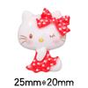 Accesorios de joyería de resina con forma de gato blanco brillante y bonito para hacer tú mismo, con forma de dibujos animados, pinza para el pelo de gel crema, funda para teléfono móvil, material para taza de agua