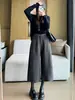 Nuevos pantalones de traje de estilo coreano de talle alto y pierna ancha para mujer, holgados y adelgazantes, pantalones casuales de pierna recta cropped