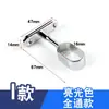 Barra Colgante para Armario, Barra Colgante para Gabinete, Barra Transversal, Barra para Estante de Armario, Barra de Soporte para Ropa, Base de Brida Fija, Accesorios de Ferretería