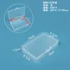 Caixa de Embalagem de Plástico Transparente Caixa de Exibição de Amostra de Ferramentas de Hardware Caixa de Embalagem de Peças Organizador de Acessórios Caixa de Armazenamento de Cartões