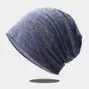 Nuevo gorro de punto liso transfronterizo, gorro pullover transpirable para todas las estaciones, gorro de moda para Amazon y eBay
