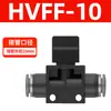 Válvula Operada Manualmente Hvff4/6/8/10/12 Conector de Interruptor Manual de Tubería con Alivio de Presión Hvf con Anillo de Sellado Negro y Blanco