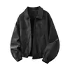 Chaqueta Retro Holgada con Cuello Alto para Hombre, Abrigo Casual Versátil, Nueva Tendencia de Estilo Americano para Primavera y Otoño