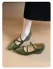 Zapatos Mary Jane Poco Profundos de Moda Invisibles que Aumentan 9CM de Altura 2026 Otoño Nuevos Tacones Altos Versátiles con Hebilla para Mujer