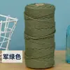 Cuerda de Algodón de Color de 3 mm para Manualidades Trenzado Hecho a Mano Hilo de Algodón Grueso Fino Suave Cuerda para Tapicería 10m/50m/100m No