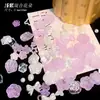 Ba Luo Ke Retro Flor Acrílica Hecha a Mano Bola Kit de Material de Relleno DIY Arena Líquida Mahjong Bola Ruidosa Pegamento en Crema