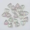 Ponto de Venda Atacado Pingente Triangular de Vidro 14mm Capa de Celular Brincos de Diamante Material para Colar Acessórios de Joias DIY