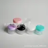 Frasco de crema negro de 20g, caja para crema facial, caja redonda para maquillaje, caja para polvo de glitter, botella transparente de boca ancha de 20ml, caja para sombras de ojos, caja para ungüento
