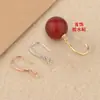 Brincos de Prata Esterlina s925 Pérola + Ágata Feitos à Mão Material de Pino DIY Brincos Acessórios para Brincos com Contas Ganchos de Orelha