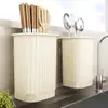 Soporte de Cocina sin Taladro para Palillos Soporte de Almacenamiento con Drenaje Estante de Almacenamiento Soporte de Almacenamiento para Cucharas y Palillos