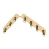 Percha Plegable de Madera de Chios para Loro Accesorios para Jaulas de Pájaros Suministros Juguete para Desgastar el Pico de Loro Periquito Estructura para Trepar