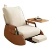 Silla Mecedora para la Hora del Almuerzo, Sillón Lounge, Sofá Perezoso, Silla Mecedora, Balcón Individual para Adultos para el Hogar, Ocio, Silla Perezosa para Dormir