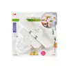 KM 5057 clip sellador de alimentos clip fuerte para mantener la frescura clip sellador de snacks clip para mantener la frescura combinación grande, mediana y pequeña Blanco
