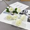 Nova Flor 6 Linglong Rose Casamento Cerimonial Fundo Decorativo Flor Linha Estrada Chumbo Flor Inserir Flor Exportação Flor
