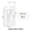 Garrafa Dosadora com Pressão de Grande Capacidade 200-1000ml Garrafa Transparente para Loção Gel de Banho Higienizador de Mãos Garrafa de Shampoo