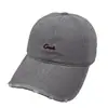 Gorra de Béisbol Estilo Coreano Lavada Desgastada Ala Suave Bordada para Mujeres Ala Ancha Circunferencia de Cabeza Grande Gorra Plana Simple Versátil a la Moda para Hombres