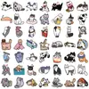 50 Adesivos Originais de Gatinhos Fofos Pintados à Mão Adesivos para Copo de Água Transfronteiriços Decoração de Caderno DIY Gatinho Impermeável