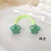 Cuerda para el pelo con forma de corazón estilo Ins casual japonés y coreano, anillos de colores para el pelo de niña, goma elástica para el pelo, anillos para el pelo de alta elasticidad