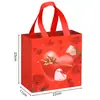 Nueva Bolsa de Regalo para el Día de San Valentín Bolso Pequeño Rosa No Tejido Bolsa para Empaque de Regalo de Perfume Cosméticos Lápiz Labial