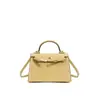 Bolso Kelly Piel Genuina Bolso Cruzado para el Trabajo Versátil para Mujer Nuevo Estilo para Oficinista Bolsos de Mano de Gama Alta para Mujer