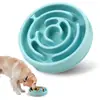 1 pieza Comedero Lento Redondo para Mascotas Cervical e Perros Gatos Comederos para Perros Medianos Gatos Comedero Lento Multiusos para Digestión Diseño Anti-atragantamiento Fácil de Limpiar