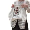 Conjunto de sudadera para niños, nueva colección primavera/otoño, moderno y a la moda, con un diseño de muñeca 3D en la sudadera y los pantalones, un conjunto de dos piezas para niños y niñas