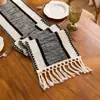 Suministro en Stock, Directo del Fabricante, Adorno de Encaje para Mesa Color Crema para Decoración de Mesa de Cocina Estilo Bohemio Rústico de Granja