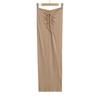 Ins Figura Elegante Falda Elegante de Cadera Vestido de Verano Nuevo Sexy Cintura con Cordón Fruncido de Un Paso para Mujer