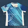 Uniforme de badminton da equipe da Província de Shanxi, respirável, de secagem rápida, top de manga curta para treino e competição, camiseta casual de gola redonda, uniforme da equipe para homens e mulheres