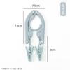 Percha plegable de viaje, para viajes, hoteles, viajes, multiusos, compacta, de secado, portátil, con pinza para calcetines