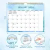 Calendário Inglês Transfronteiriço Criativo e Interessante Estiloso 2025 Calendário de Parede Inglês Contagem Regressiva de Feriados Plano Calendário de Mesa