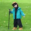 Chaqueta de otoño para niño 2026 nueva, cortavientos a rayas con capucha, genial y moderno, para niños pequeños, top de primavera y otoño para niños