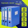 Caixa de arquivo de plástico A4, caixa de arquivo dobrável, grande capacidade, caixa de dados PP, caixa de acabamento, pode ser personalizada com impressão de LOGOTIPO