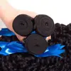 Peruca Afro Pequena Cabelo a Granel Onda Profunda Cachos Espirais Pacote de Cabelo YaKi