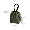 Bolsa térmica isolada espessa de alto valor, portátil para trabalhadores de escritório, bolsa bento de grande capacidade, para estudantes transportarem refeições