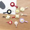 1 espátula para omelette utensilios de cocina forma de goteo de aceite dibujos animados pequeño colgante pendientes material creativo diy accesorios de joyería