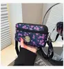 Bolsa de brazo bolsa para teléfono móvil monedero portátil venta caliente nueva cartera serie de colores deportes de ocio bolsa de tela floral