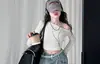 Conjunto de Mezclilla con Adorno de Encaje para Niñas 2026 Primavera Nuevo Estilo Niños Grandes Moda Coreana Holgado Versátil Pantalones de Pierna Ancha Moderno