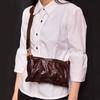 Nuevo Bolso Bandolera de Cuero de Vaca de Capa Superior Retro Hecho a Mano con Color Cuero Bolso de Pecho para Mujer Cuero Curtido Vegetal Bolso de Hombro a la Moda
