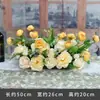 Novo Arranjo de Flores para Mesa de Restaurante Arranjo para Festa de Aniversário Decoração de Mesa com Flores Artificiais Decoração de Sala de Conferências Comerciante Metabo