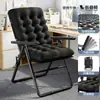 Silla plegable reclinable, adecuada para siestas en la oficina, se puede usar para sentarse o acostarse, una silla cómoda para relajarse, con respaldo, ideal para habitaciones de estudiantes o como silla de computadora