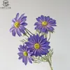 4 Cabezas de Crisantemo de Verano Decoración Suave 3D Flor Artificial Escena Diseño Boda Flor Falsa Floral Decoración del Hogar Flor