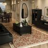 Alfombra Vintage estilo americano Sala de estar Avanzada Sofá Alfombra de piso Mesa de centro Resistente a la suciedad Dormitorio Mesita de noche Manta Impermeable Lavable Nuevo estilo