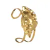 Pulsera de Acero de Titanio Estilo Océano de Verano Exquisita Estrella de Mar Estéreo Caracola Tortuga Pulsera Abierta de Esmalte Gota de Aceite de Moda Ol