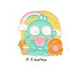 Broche Sanrio Sweet Afternoon Gui Dog melody kulomi lindo caricatura insignia de metal accesorios para hombres y mujeres