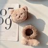Invierno Nuevo lindo oso de dibujos animados anillo a presión Pulsera de juguete de peluche para niños Suministros decorativos creativos