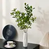 Hojas de gardenia artificiales, plantas verdes de madera de caballo, ramas de plantas verdes artificiales, ramas de árbol, productos terminados para decoración de bodas y arreglos florales